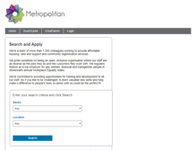 Tablet Screenshot of metropolitanjobs.org.uk